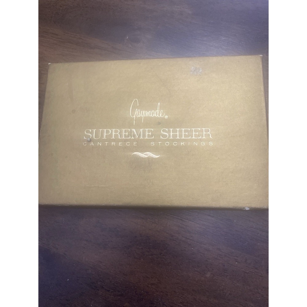 Vintage Gaymade Supreme Sheer 50s 60s New Old Stock In Box Color Aloha